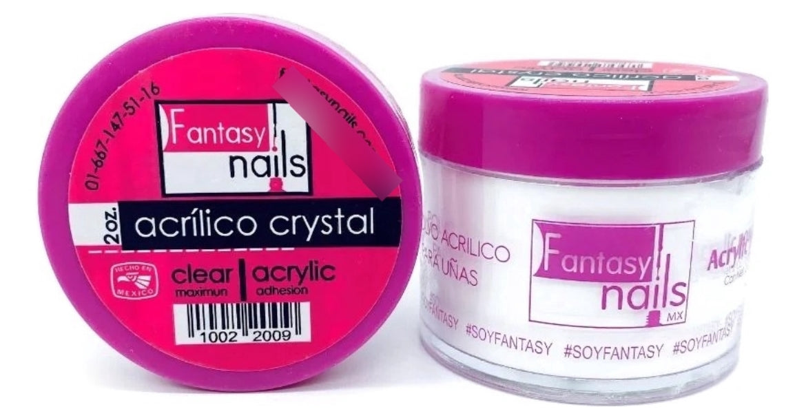 Fantasy Nails Acrylic Powder Clear 1oz